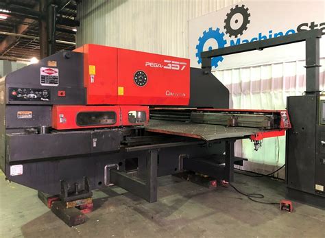 amada pega 357 cnc punching machine|Amada Pega 357 CNC Turret Punch Press .